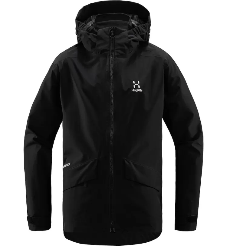 Haglöfs Chaos GTX Jacket Jr - Kuoritakki | Intersport [Musta]